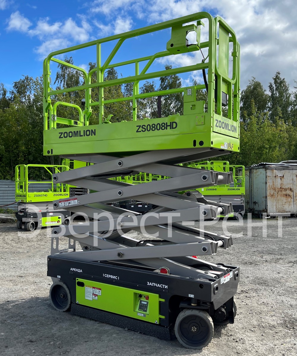 Арендовать аренда ножничного электрического подъемника zoomlion zs0808hd в Тюмени