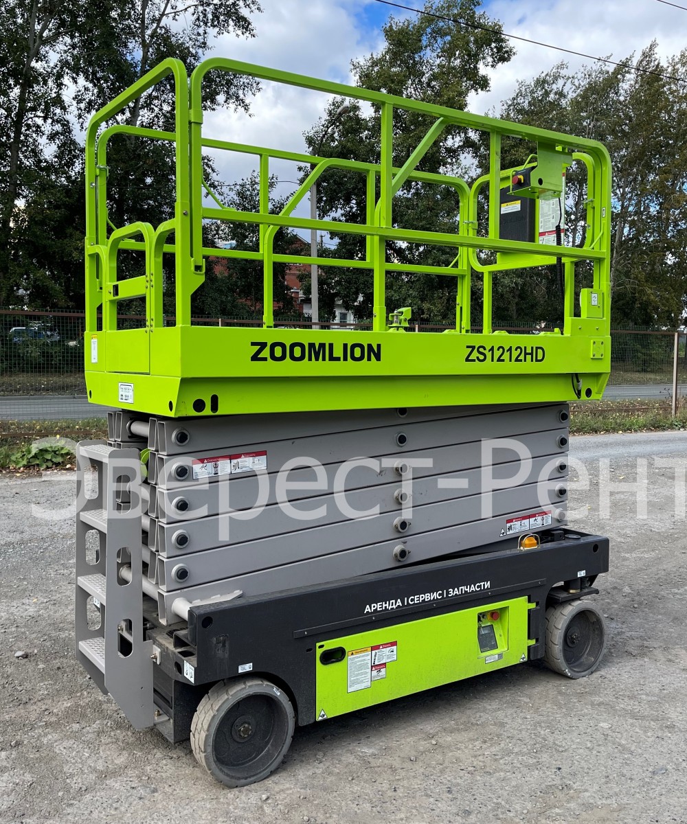 Арендовать аренда ножничного электрического подъемника zoomlion zs1212hd в Тюмени