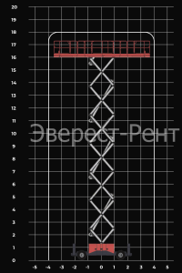Арендовать аренда ножничного дизельного подъемника lgmg sr1623d в Тюмени