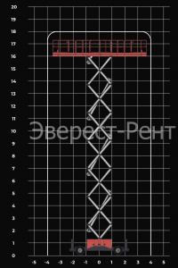 Арендовать аренда ножничного дизельного подъемника dingli jcpt 1823 rt в Тюмени