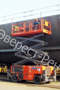 Арендовать аренда ножничного электрического подъемника dingli jcpt1523dcb в Тюмени