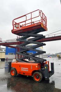 Арендовать аренда ножничного дизельного подъемника dingli jcpt 1418rt в Тюмени