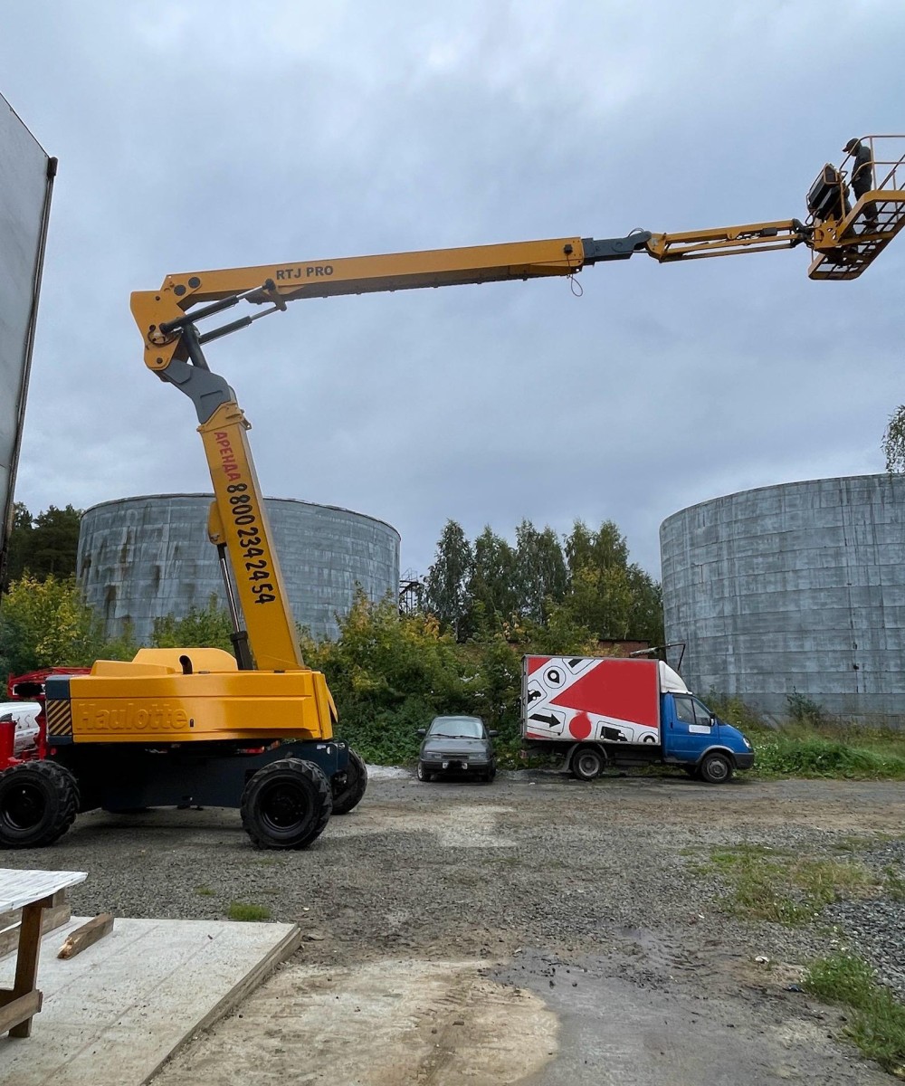 Арендовать аренда коленчатого дизельного подъемника haulotte ha 32 rtj pro в Тюмени