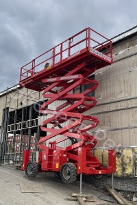 Арендовать аренда ножничного дизельного подъемника lgmg sr1623d в Тюмени