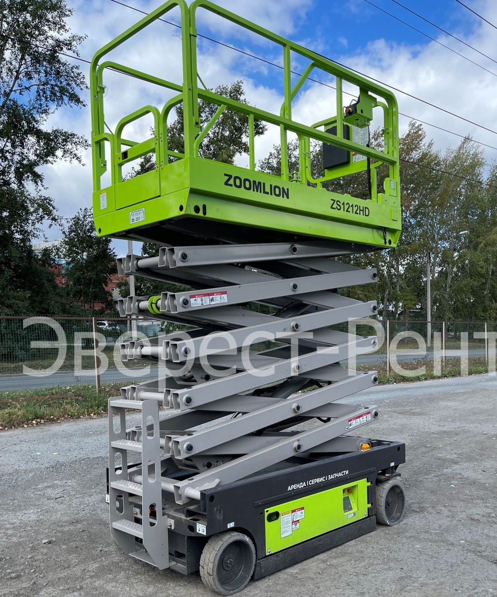 Арендовать аренда ножничного электрического подъемника zoomlion zs1212hd в Тюмени