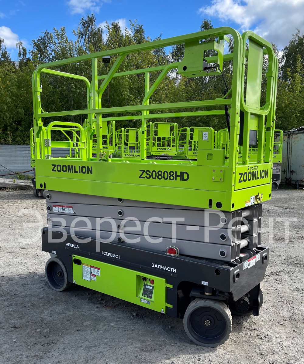 Арендовать аренда ножничного электрического подъемника zoomlion zs0808hd в Тюмени